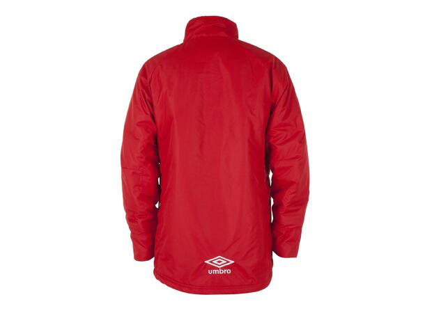 UMBRO UX-1 Team jacket Rød M Funksjonell lang vattert lagjakke 
